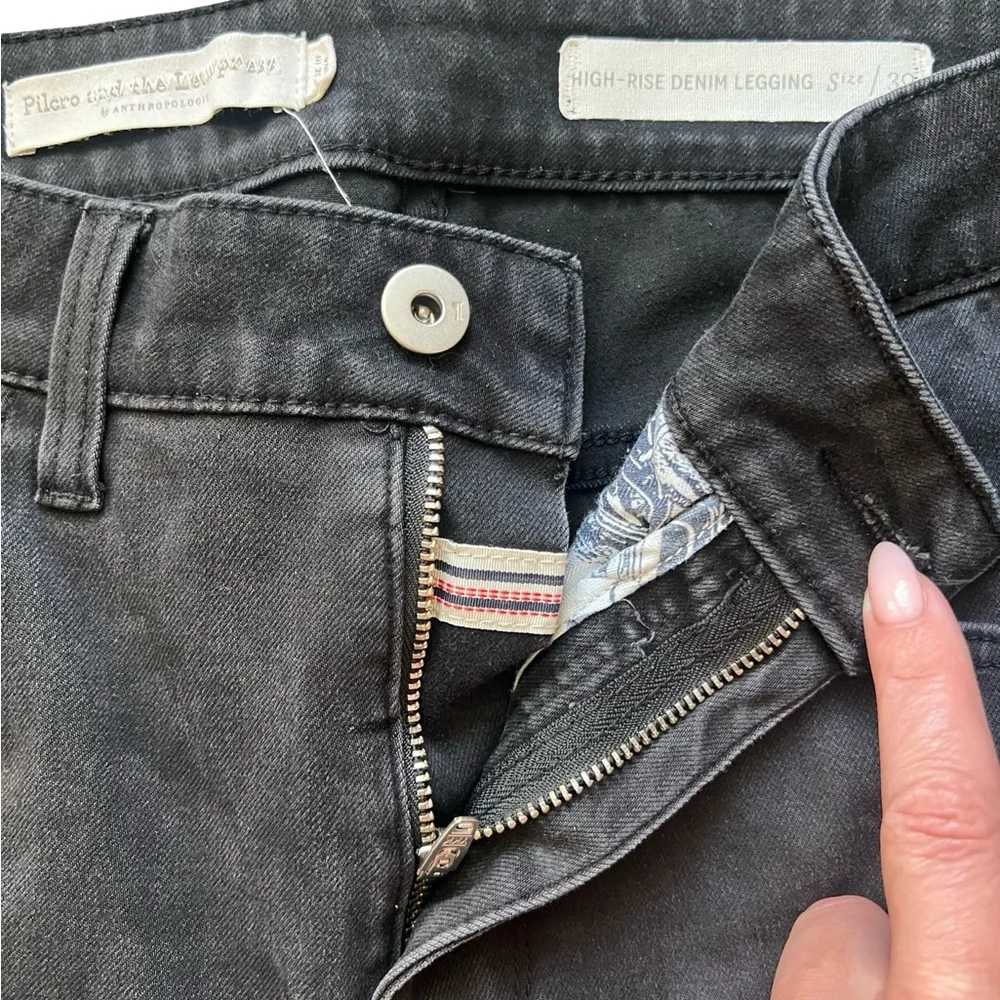 Anthropologie Pilcro High-Rise Denim Leggings Size 30